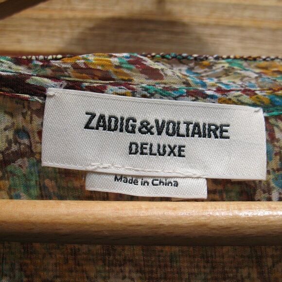 Zadig & Voltaire Floral Silk Mini Dress - Picture 6 of 9